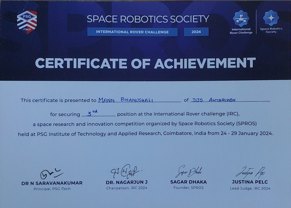 IRC24 Rank Certificate